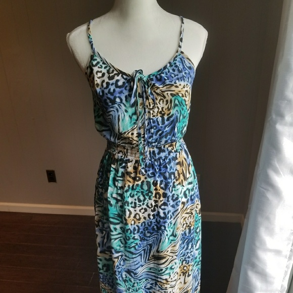 Faded Glory Dresses & Skirts - Multicolored animal print maxi dress